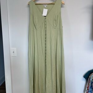 Women’s Light Green Maxi Dress size 2XL